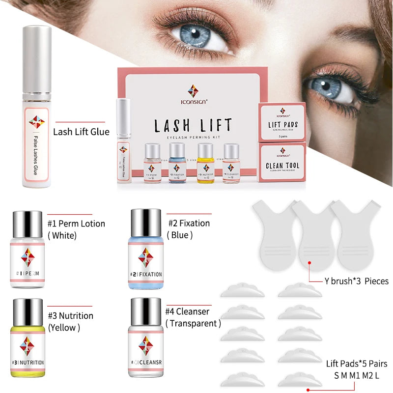 ICONSIGN Lash Lift Kit Lifiting Eyelash Eyelash Enhancer Eyelash Lifting Kit Lash Perm Eye Makeup