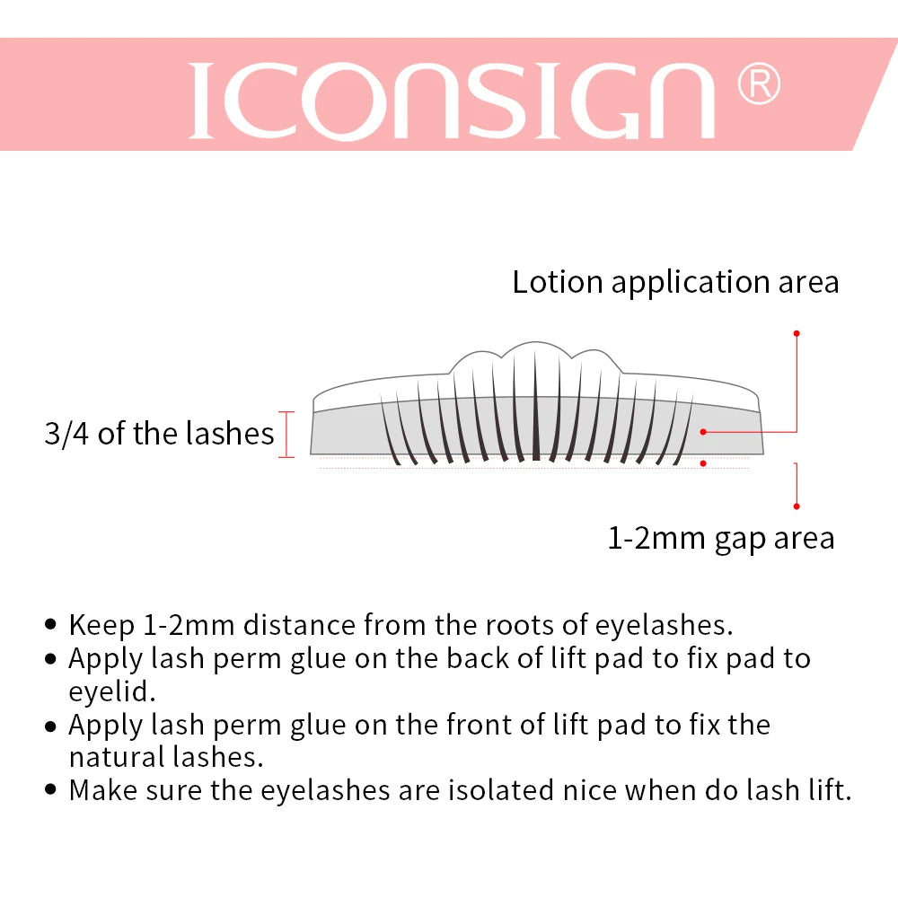 ICONSIGN Lash Lift Kit Lifiting Eyelash Eyelash Enhancer Eyelash Lifting Kit Lash Perm Eye Makeup