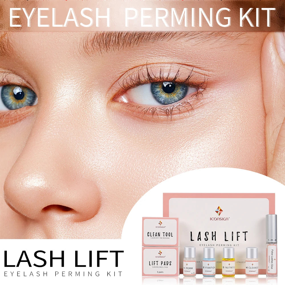 ICONSIGN Lash Lift Kit Lifiting Eyelash Eyelash Enhancer Eyelash Lifting Kit Lash Perm Eye Makeup