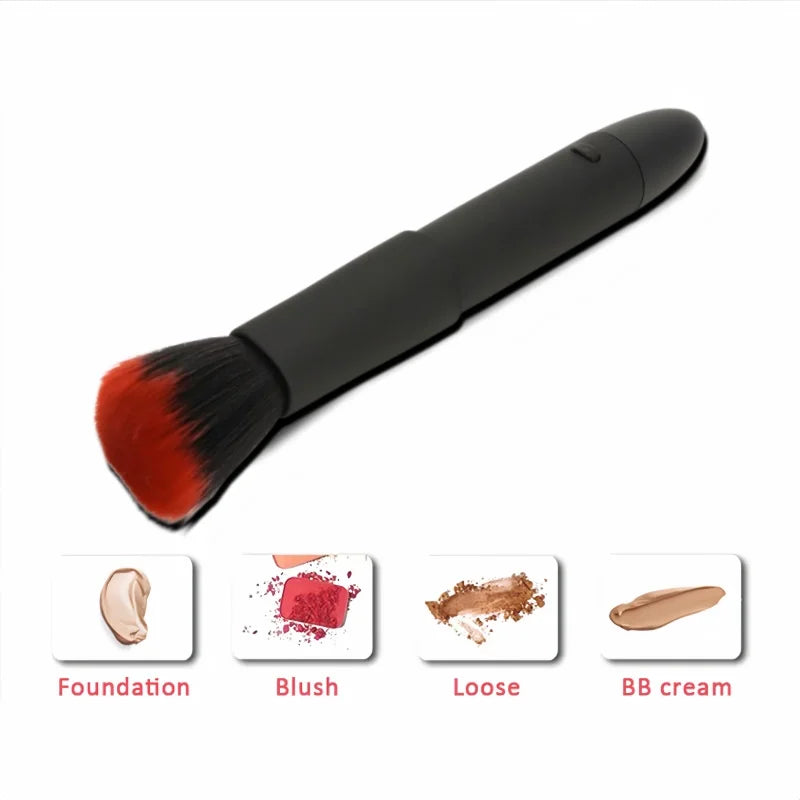 Rechargeable Makeup Brush Electric Makeup Brush 10-Frequency Multi-Function Waterproof Blush Brush Can Be Magnetically Removed