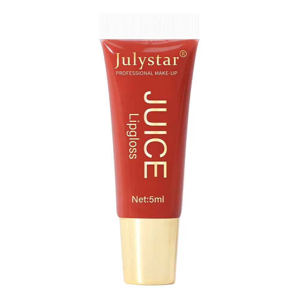 Julystar Soft Tube Lip Glaze Lip Gloss Moisturizing  Lip Balm Transparent Color Lip Brightening Female Makeup Lip Cosmetic