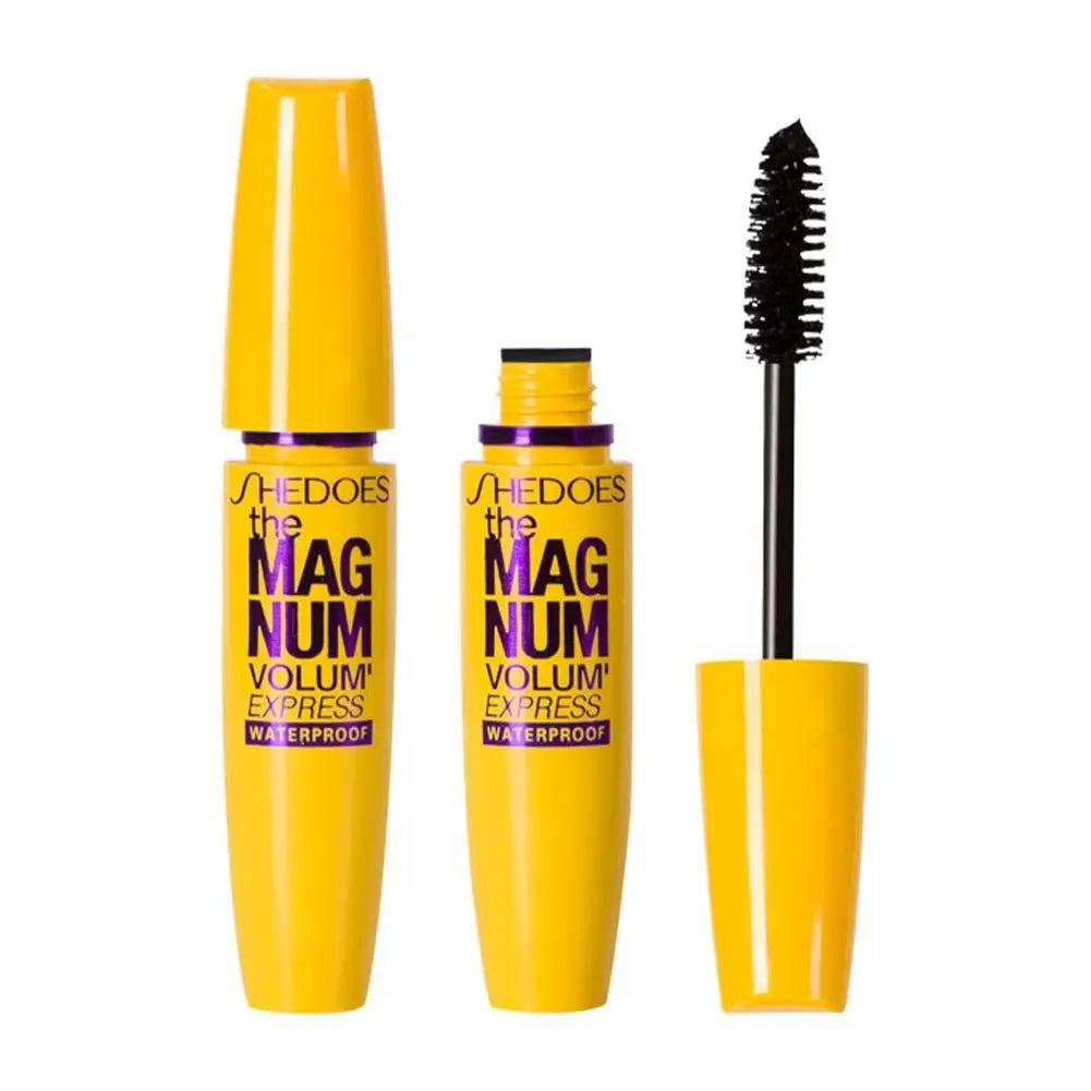 3D Silk Fiber Curling Thick Mascara Black Waterproof Eye Eyelash Blooming Makeup Mascara Lasting Lashes No Concentrated